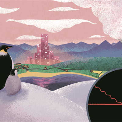 Illustration by Helen Towrie (CLF) to show the different environments the study looked at