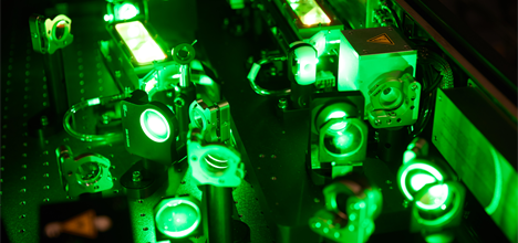 Laser optics set-up from Ultra